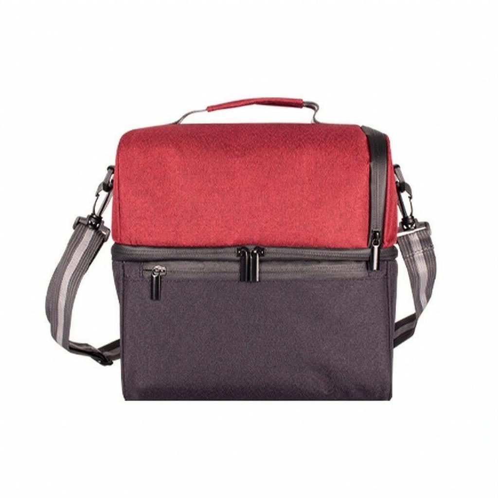 Two-Compartment Insulated Cooler Bag Lightweight for Picnics