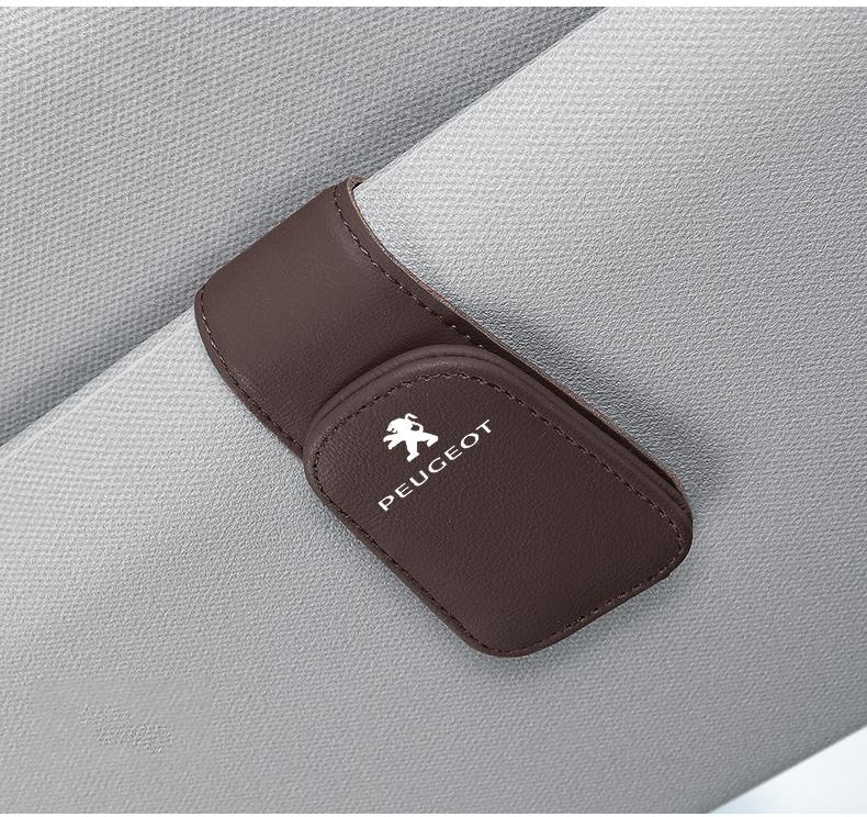 Peugeot Car Sunshade Glasses Clip Storage Brace Accessories For Peugeot 107 C 408 4008 308 3008 5008 508 2008 208 301 106 205 307