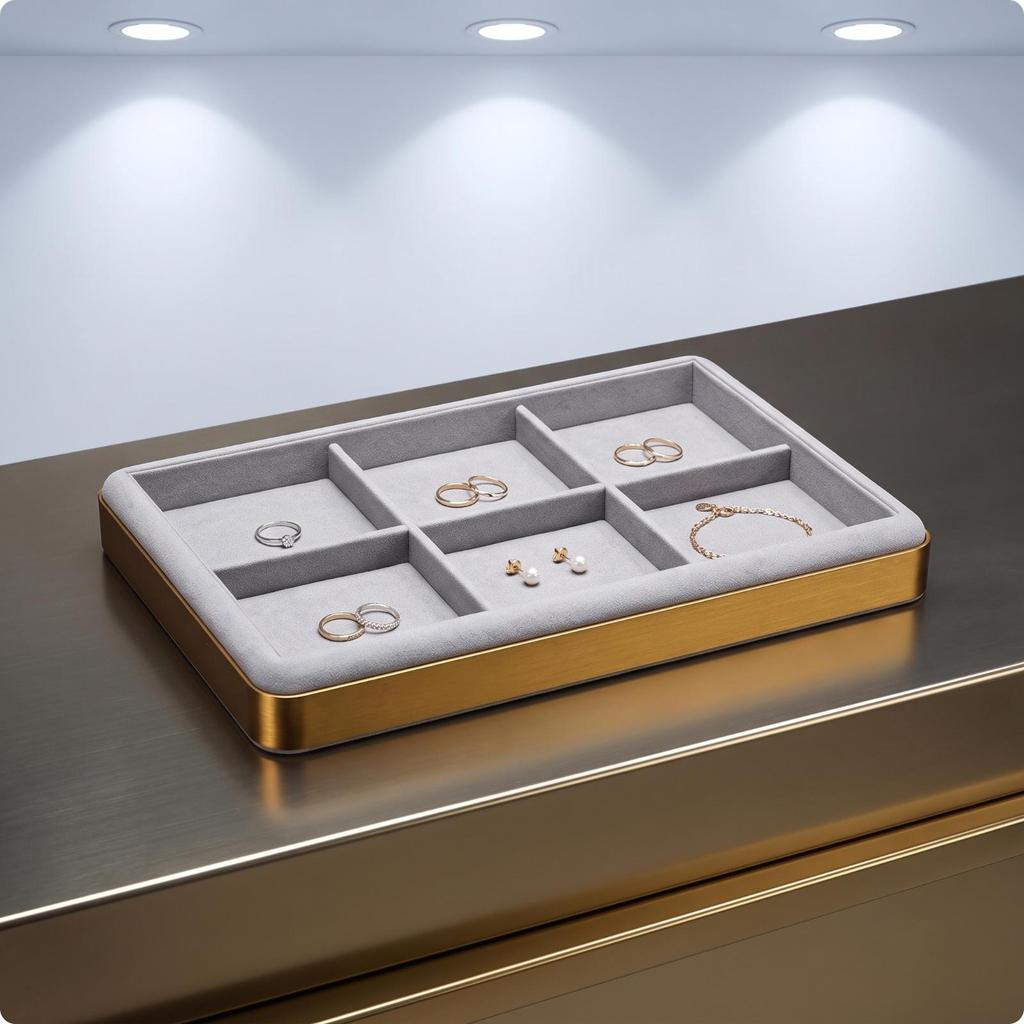 Jewelry Display Tray Sturdy for Retail Counters