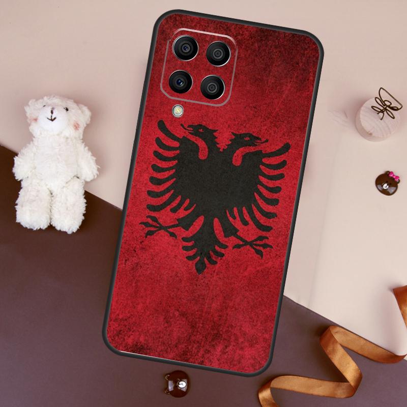 Albanian Flag Case For Samsung Galaxy M06 M53 M13 M31 M11 M35 M55 M15 M56 M36 M16 M12 M32 M52 M14 M34 M54
