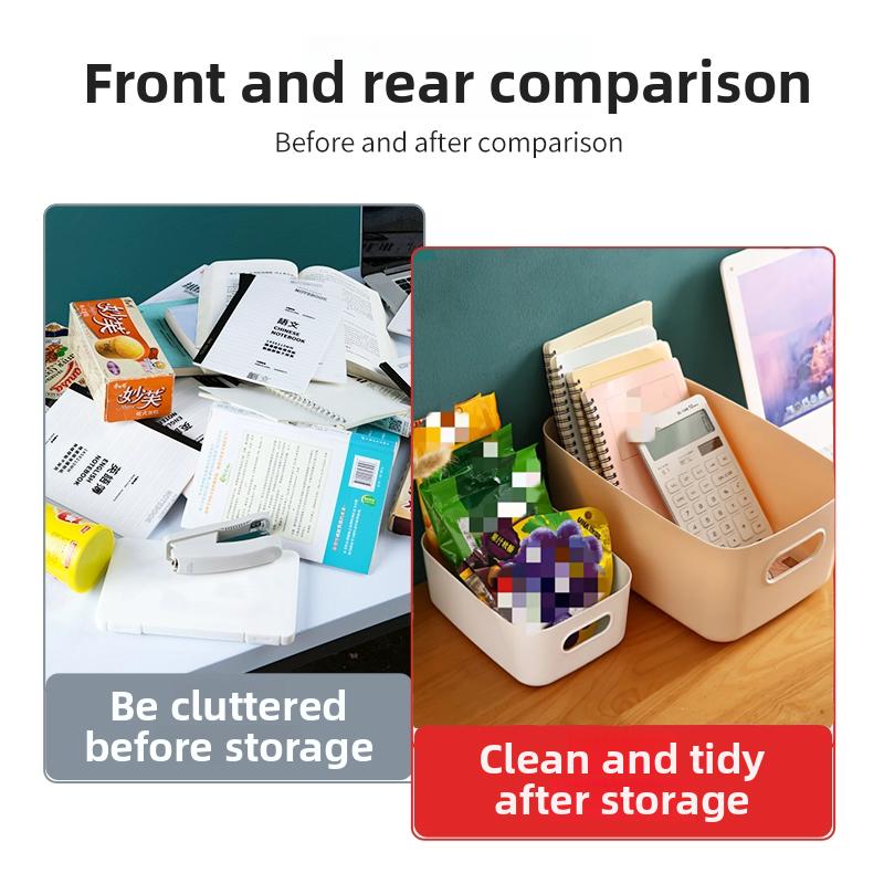Multi Functional Thickened Desktop Storage Box, Cosmetics, Miscellaneous Items, Kitchen,bathroom, Durable Classified Storage Box