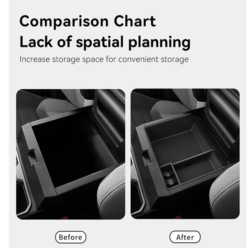 For Toyota 4Runner 2010-2025 Car Central Control Armrest Box Storage Box for Toyota Land Cruiser Van Storage Accessories