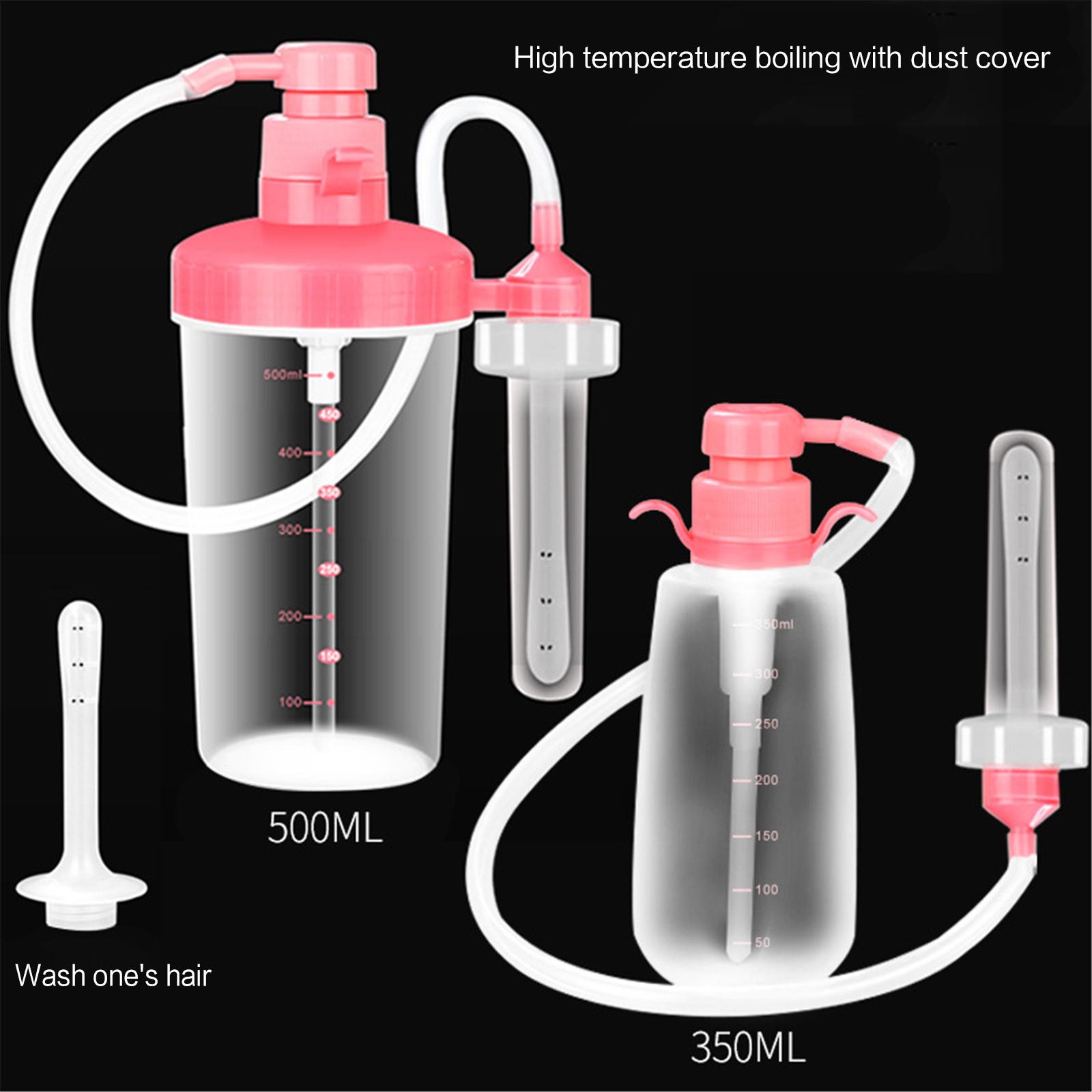 Tragbare Duschflasche Für Frauen – 400 Ml, Ergonomisch, 60° Düse – Für Hygiene & Intimpflege, Wiederverwendbar