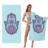 Flip Flop Print Bath Towel - Super Soft Absorbent Towel for Beach Lovers, Colorful Summer Designs for Everyday Use and Comfort
