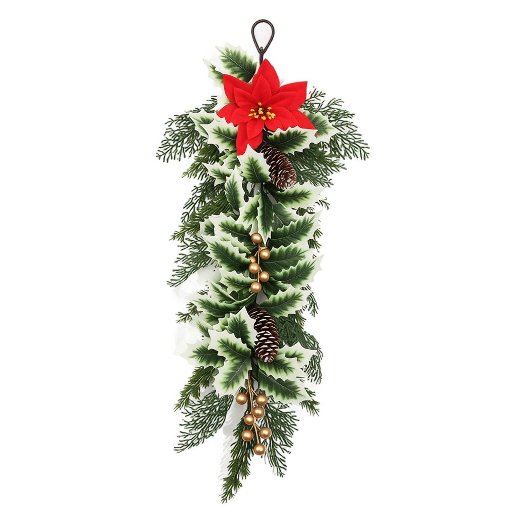 Artificial Wall Hanging for Christmas Holiday Home Decoration