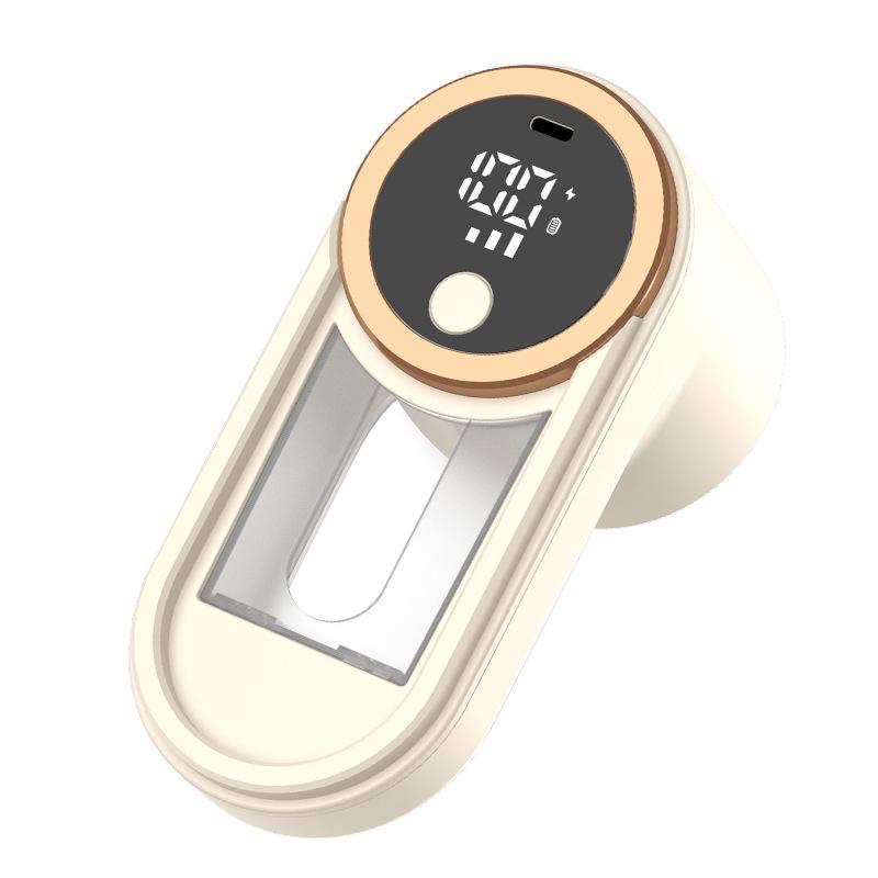 Rechargeable Portable Electric Lint Remover with LED Display for Clothing Fuzz and Pellet Removal
