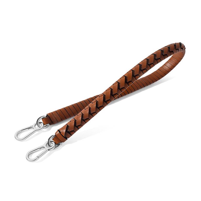 Ma Huang Shi E-40 Cowhide Bucket Bag with Adjustable Woven Shoulder Strap