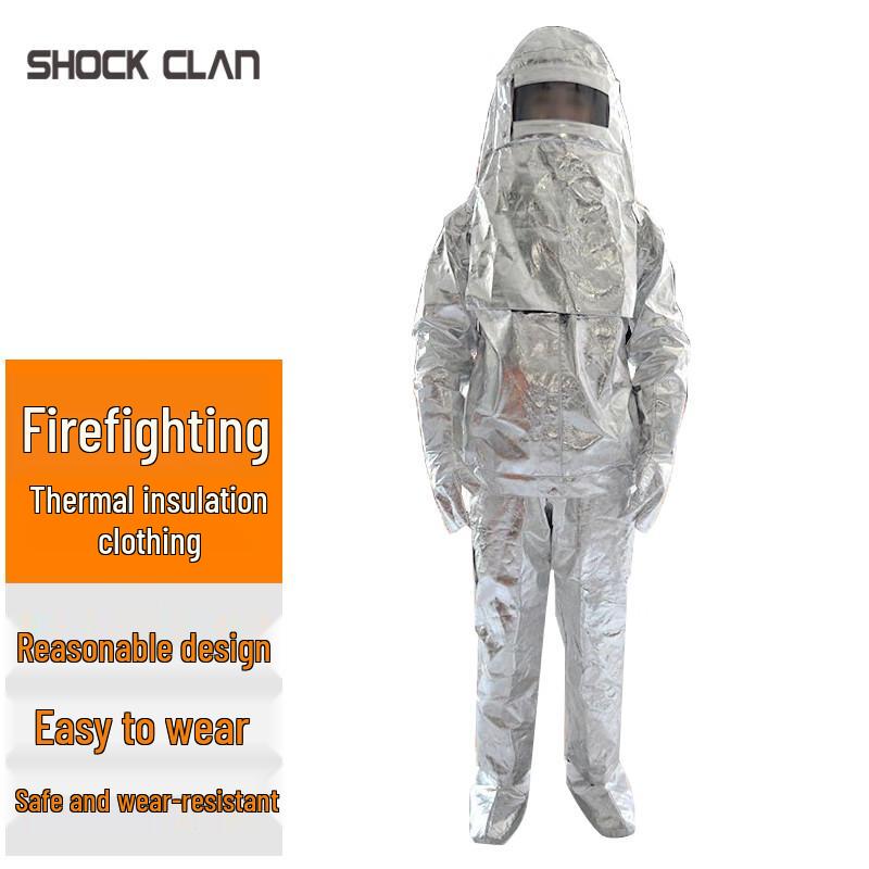 High-Temperature Aluminum Foil Fireproof Suit