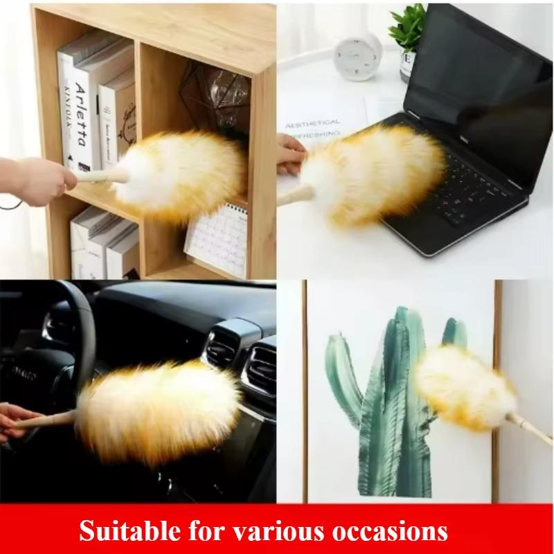 1PC Duster Telescopic Extendable for Cleaning Supplies Pulizia Casa Plumeros Limpiar Polvo Plumero Limpieza Del Hogar Car Duster