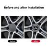 75mm 4 STÜCK Auto Nabenkappen Schutzabdeckung für W211 W203 W204 W204 W210 W124 AMG W202 CLA W212 W212 W220 W205