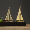 Creative Zinc Alloy Sailboat Decoration Home Decor Living Room Home Desktop Ornaments Modern Home Decoration Accessories