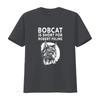 Bobcat Is Short For Robert Feline Hilarious Cat Print Premium Cotton Crew Neck T Shirt vintage Washed Casual fashion Breathable