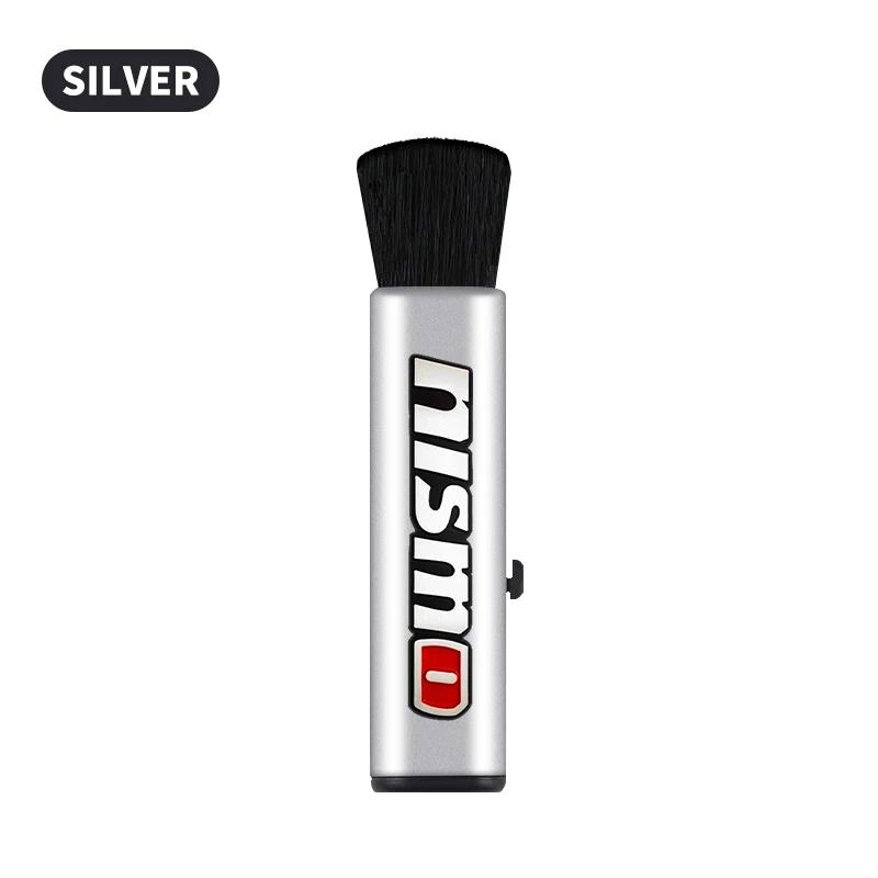 Car Vent Cleaning Soft Brush with Casing Car Interior Cleaning Tool Car Brush For Nissan Patrol Letter Badge Y60 Y61 Y62 Nismo