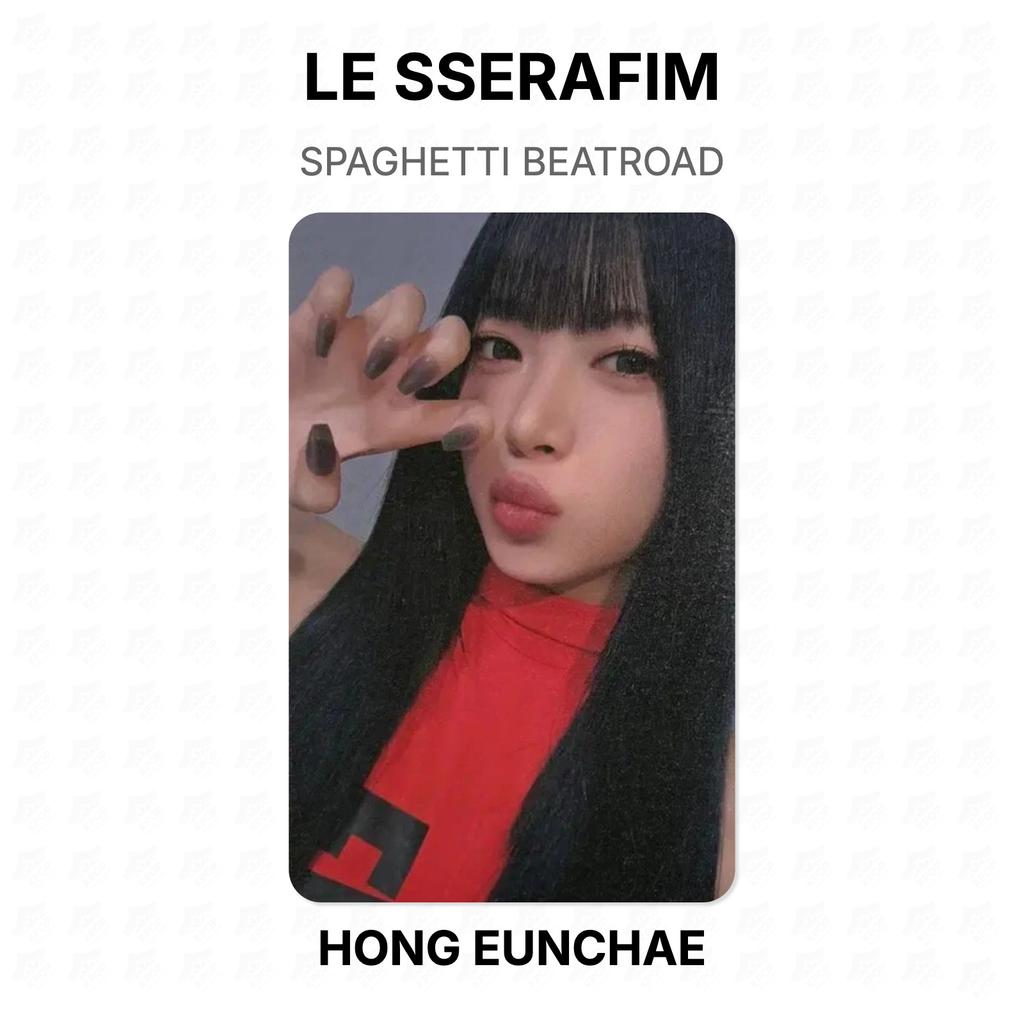 LE SSERAFIM SPAGHETTI BEATROAD Official Photocard