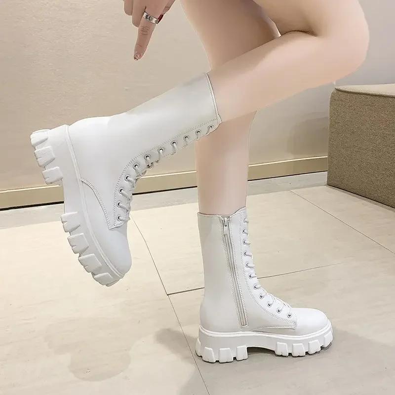 New Boots For Women Autumn Winter High-Top Women'S Boots Fashion Women'S Warm Casual Boots Comfortable Women Platform Shoes