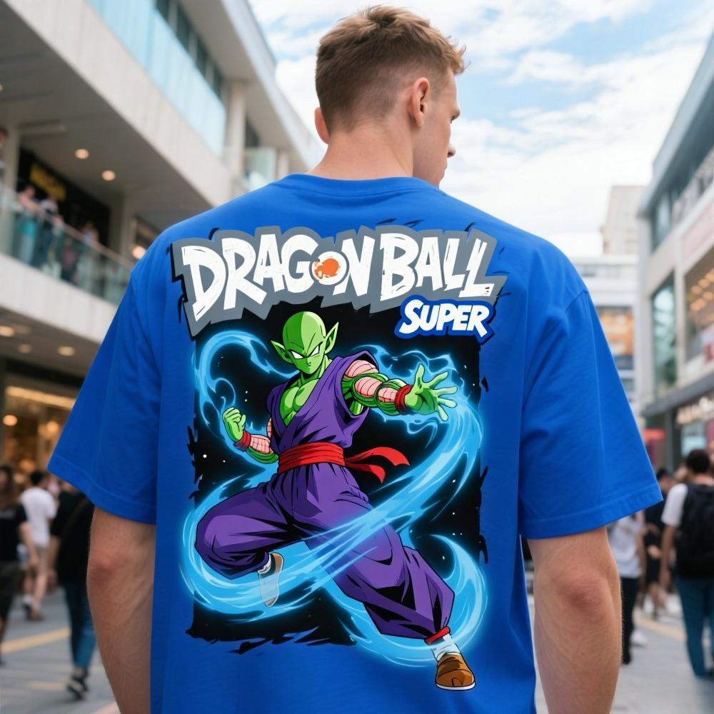 Dragon Ball 2026 New Hot King Piccolo Unisex Pure Cotton Tshirt Summer Anime Printed Casual Parentchild Short Sleeved Shirt