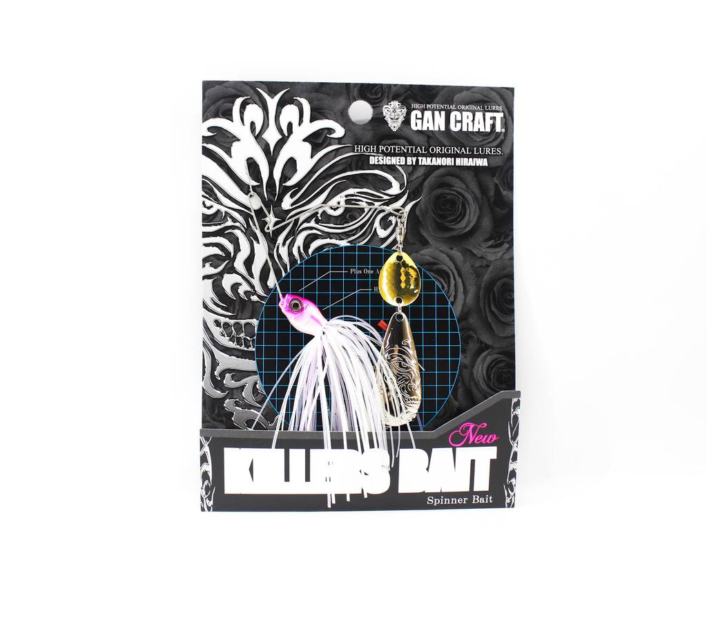 Leurre Gan Craft Killers Bait Spinnerbait 3/8 Oz 06S Pour Pêche En Eau Douce
