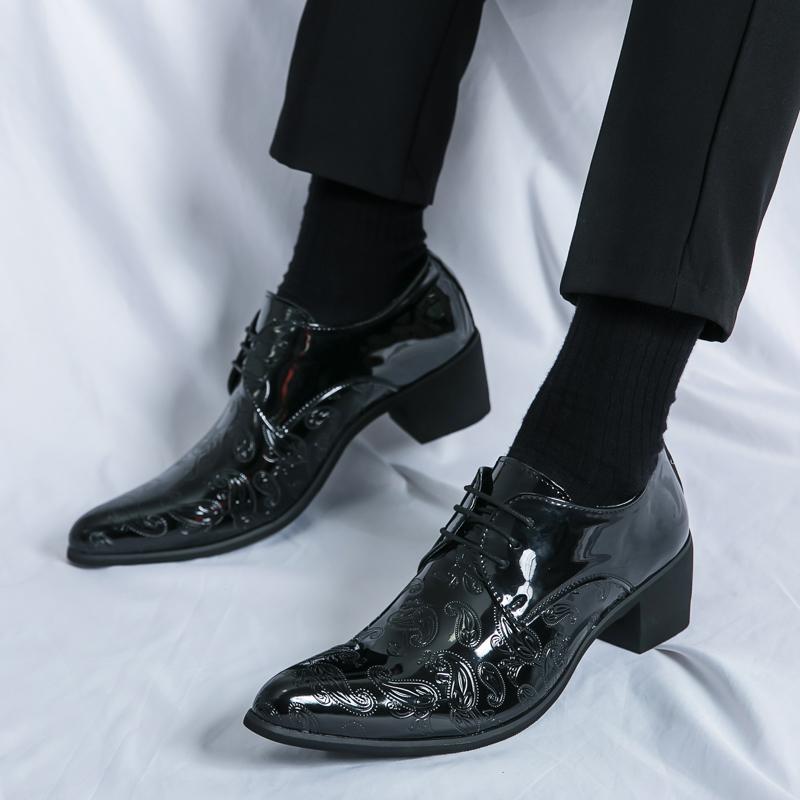 Fashion Hot Selling Pointed Men's Chelsea Shoes Luxury Europe America Men's Banquet Dress Shoes Office Versatile Groom's Wedding Shoes