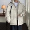 Winterliche Baumwolljacke für Herren, trendige lockere kurze verdickte Jacke, Baumwolljacke für junge Paare, koreanische Version der Herren-Pufferjacke