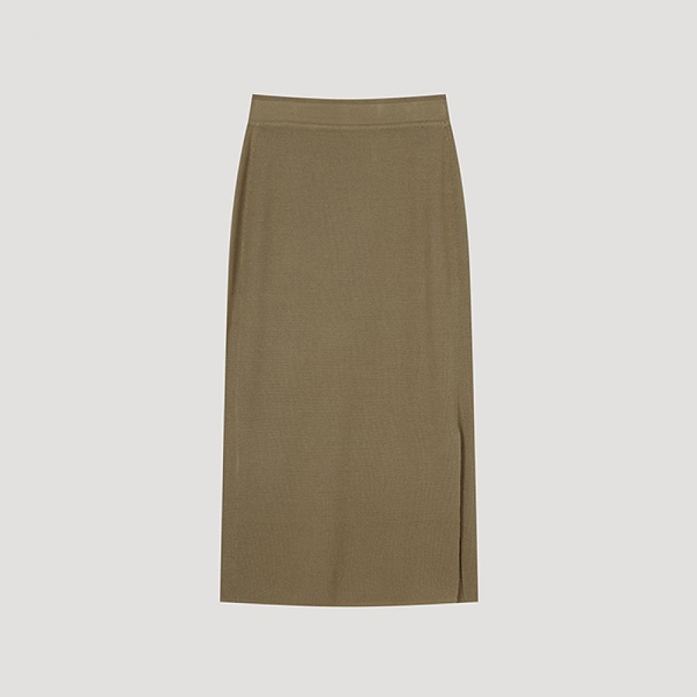 

She S miSS Трикотажная юбка с боковыми разрезами SSkSko21120 Ca Camel/55