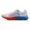 Under Armour Hovr Infinite 2 Bequeme Vielseitige Stoff-Mesh Low-Top Laufschuhe Herren Sneaker Weiß Rot Blau 3025212-100