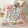 Love Inspiration Sisters Blanket Durable Comfort Suitable for Seaside Chair Livingroom for All Seasons Modern Style Birthday Christmas Gift Blanket