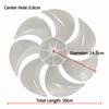Silent Rotate Fan Blade Part 12 Inch 7-Blade Fan Replace Gear  Stand Fan Repair