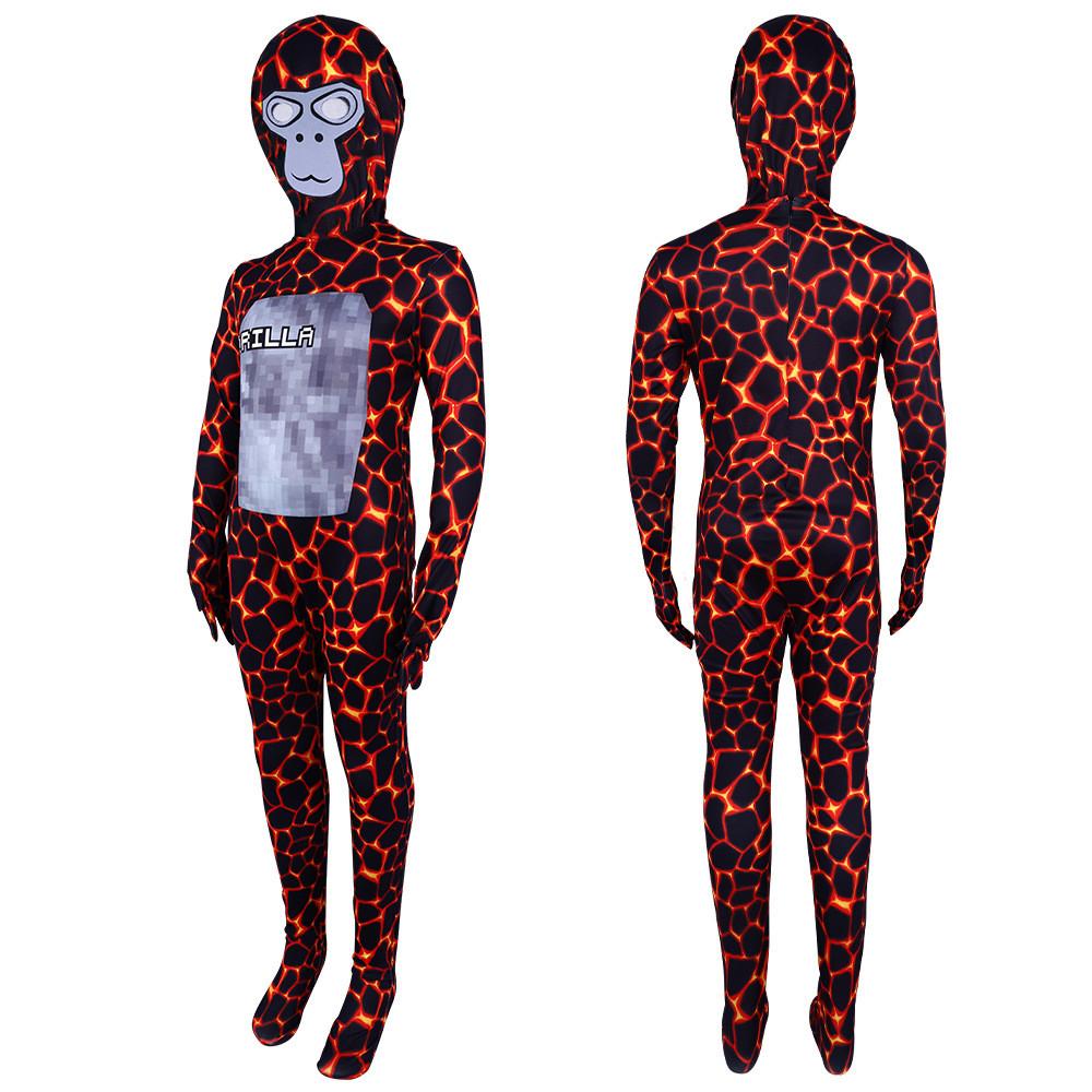 Child Tag Gorilla  Cosplay Costume Jumpsuits Halloween Party Performance Stage