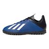 adidas X 19.4 Turfschuhe Rutschfest Stoßdämpfend Langlebig Niedrig geschnitten Kinder Fußballschuhe Kinder Schuhe Blau Schwarz Weiß FV4662