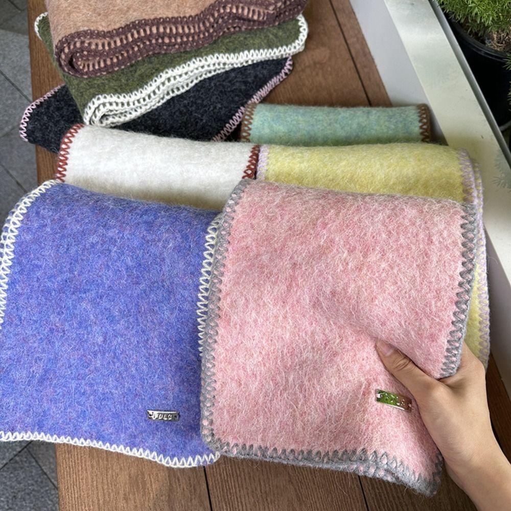 Soft Winter Cashmere Scarf Winter Warm Motorcycle Scarf Advanced Thermal Neck Warmer  Autumn Winter