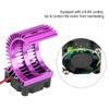 Model Accessory Heat Sink With Cooling Fan for 1 10 Scale Electric RC Car 540   550 Motor