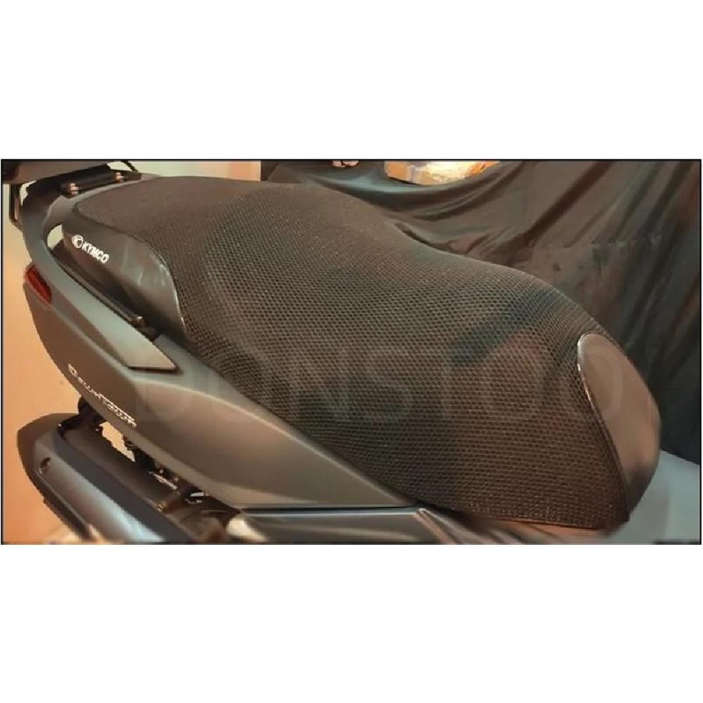For KYMCO Downtown 350 350i 300 300i 200 Rear Seat Cowl Cover 3D Mesh Net Waterproof Sunproof Protector Motorcycle Accessories