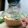 Stainless Steel Colander Basket Kitchen Strainer Mesh Filter Bowl Rice Washer Vegetable Drain Spoon Fruit Sieve Pasta Container