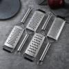 Multi-purpose Food Grater with Handle, Cheese Graters for Kitchen, Slicer for Vegetable Fruit and Chocolate, 304 Stainless Steel
