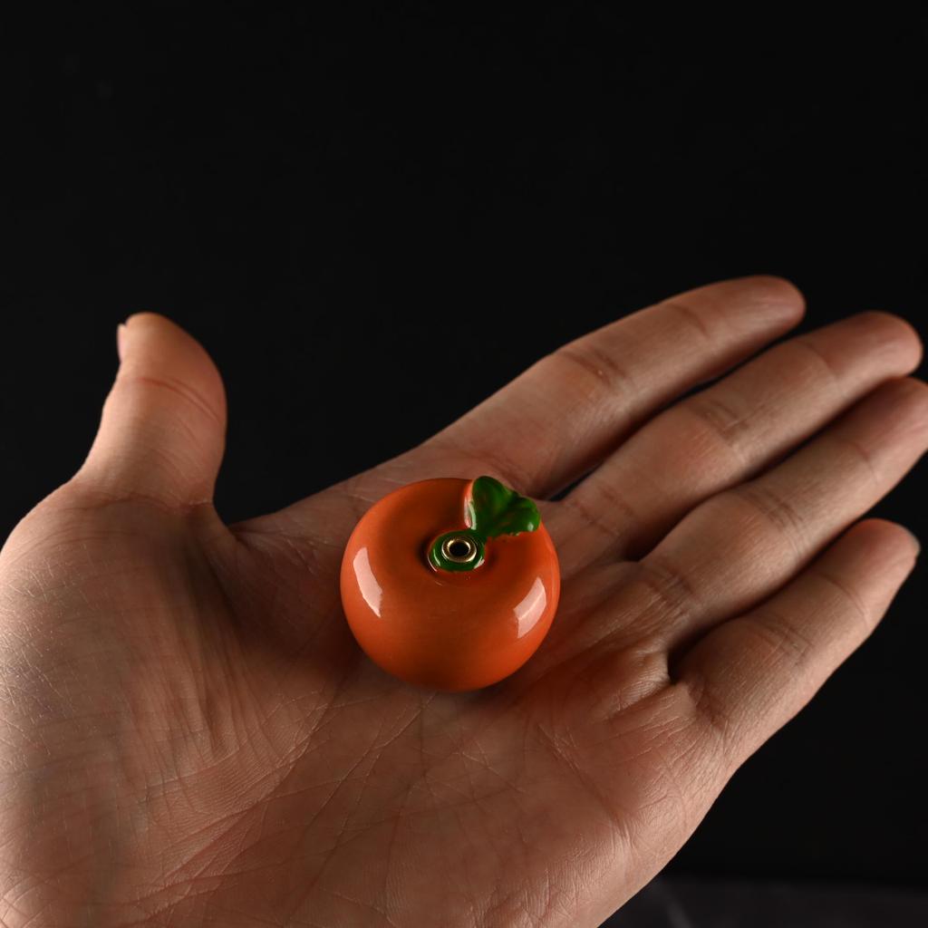 Ceramic Gourd Incense Holder for Tea Ceremony and Home Use