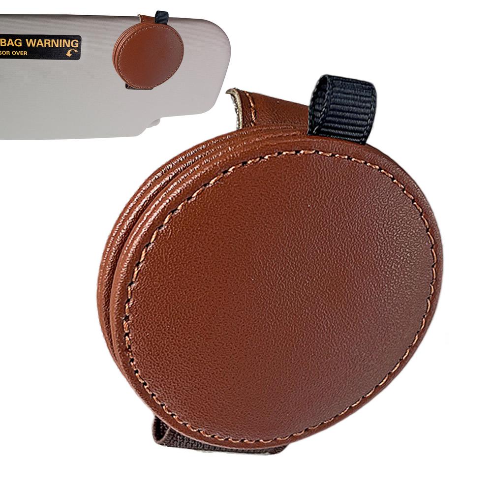 

Car Sunglasses Holder Leather Eyeglasses Hanger Sun Visor Glasses Clip Portable Ticket Card Clip Car Interior Accessories красный