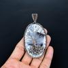 Tree Of Life Dednrite Opal Pendant, Handmade Gemstone 999 Copper Wire Wrap Pendant Antique Jewelry, For Gift Copper Jewelry