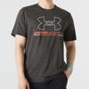 Under Armour Letter Logo Training Sports T-Shirt Men Tops Black 1370367-001