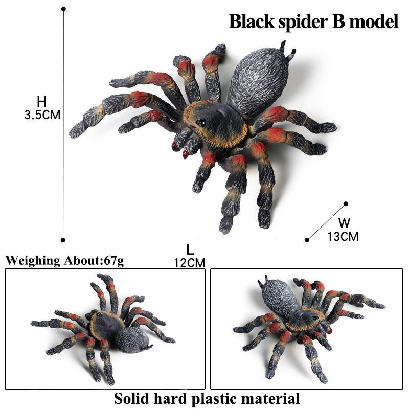 Oenux Insekten Tiere Modell Spinnennetz Skorpion Fledermaus Actionfiguren Figur Miniatur Niedlich Pädagogisch Kinder Spielzeug Halloween Geschenk