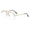 JYL TS Men's Double-Bridge Semi-Rimless - Retro Oversized Sun Shades KSL-98341
