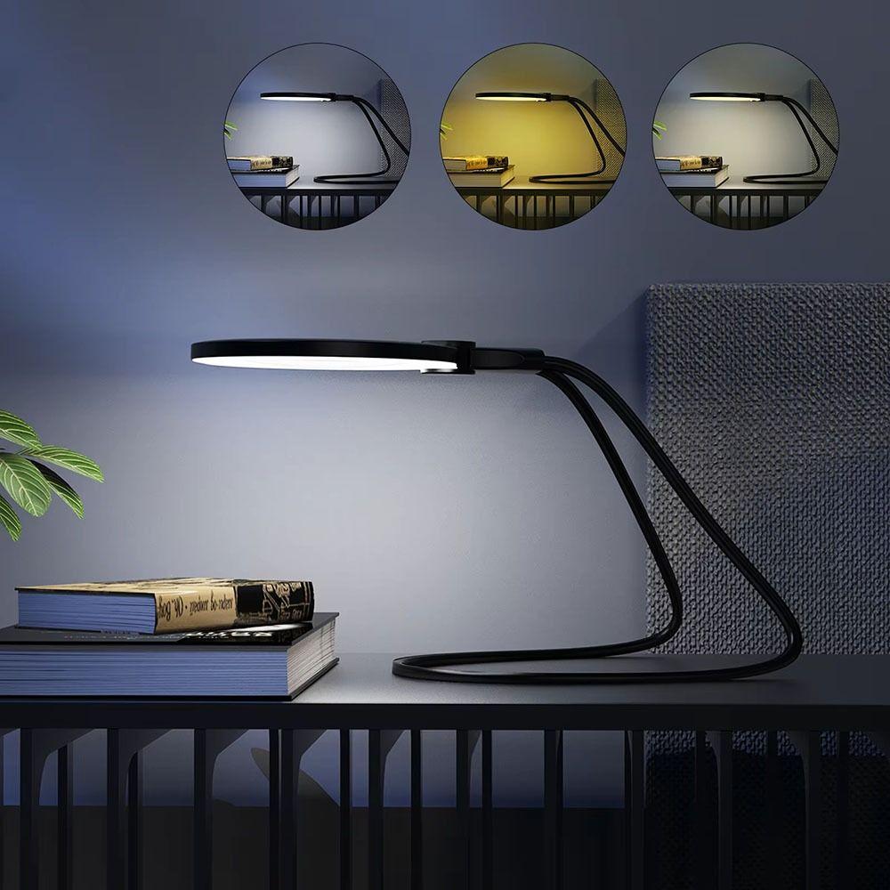 3 Färg LED-lampor Förstoringsglas Handhållet Halsbärande Hängande Hals Förstoringsglas Akryl LED Handsfree Förstoringsglas