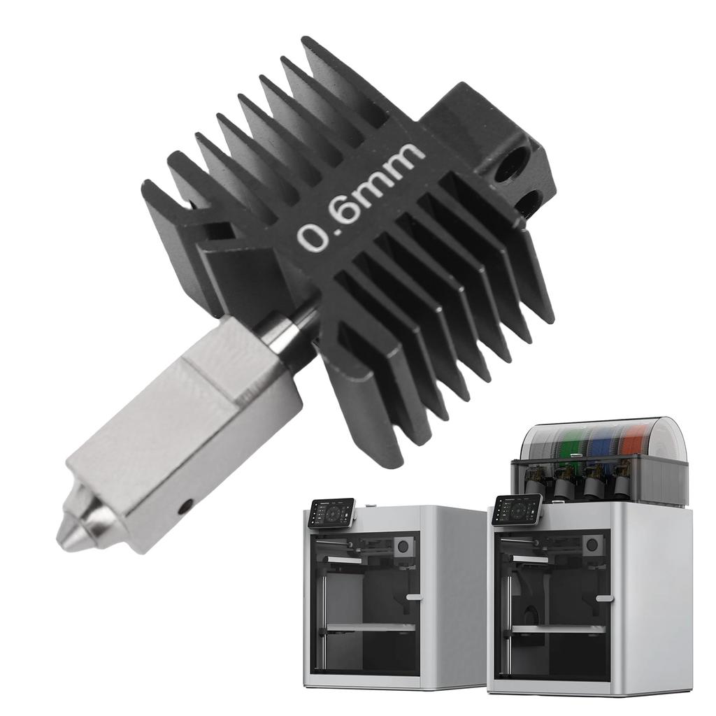 3D Printer Hotend Kit Replacement for     X1   P1P P1S 3D Printer Hardened Steel Nozzle 60W Ceramic Hter Hot End Kit
