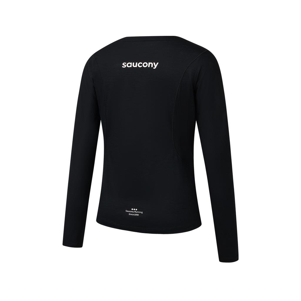 Saucony Sweaters Unisex Jet Black Crew Neck Moderate SA1250LT95T-BK001