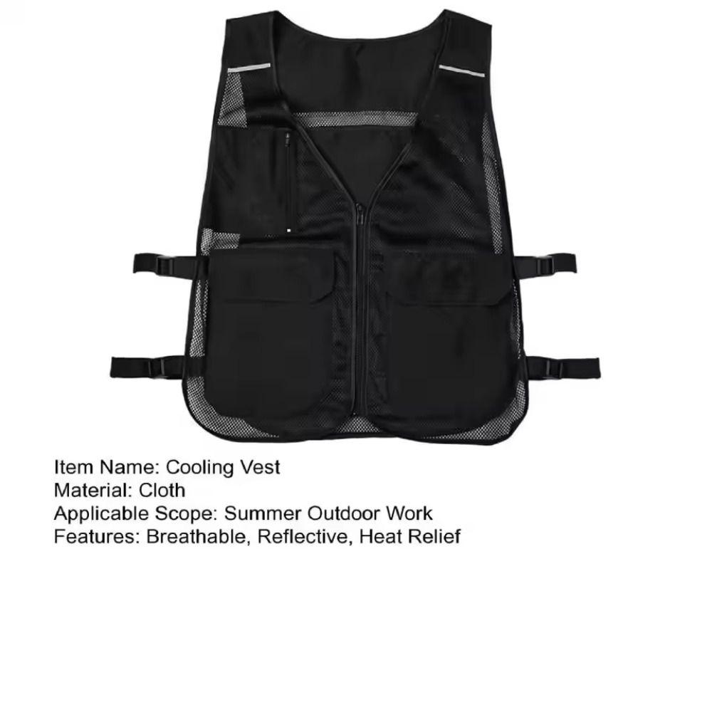 Adjustable Outdoor Work Vest Breathable Outdoor Running Vest Ice Cooling Vest Trail Running