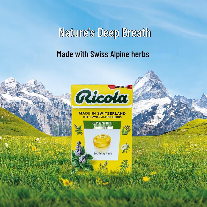 Ricola Sugar-Free Herbal Throat Drops 40g