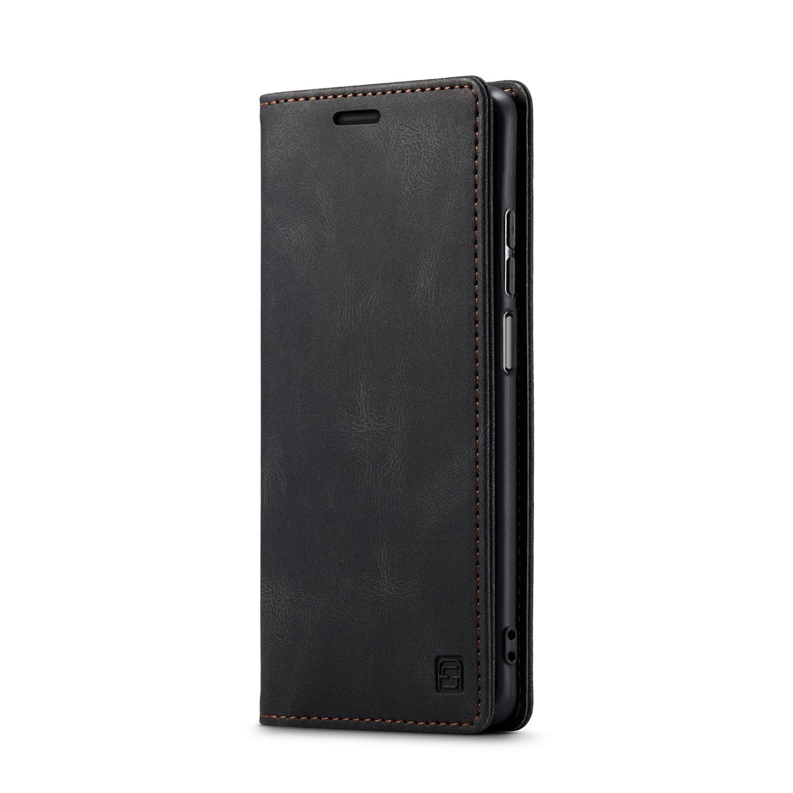 

For Huawei Y7a/Huawei P smart 2021 Wallet Case AUTSPACE A01 Leather Stand Cover with RFID Blocking Card Holder Coffee