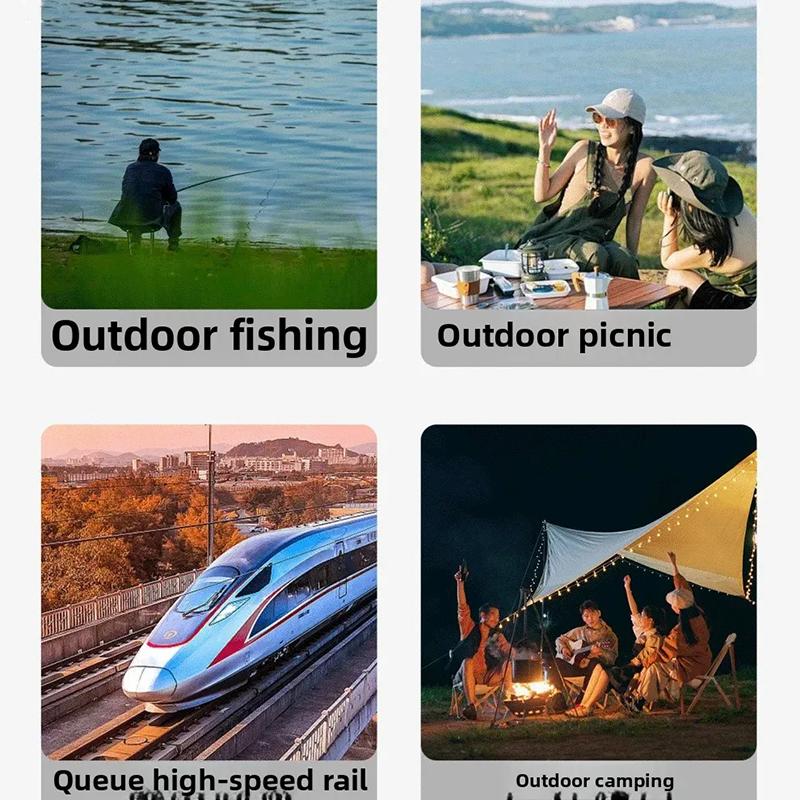 Outdoor folding mini chair camping fishing bench tourism leisure chair BBQ Picnic Recliner Chair Portable Storage Design Swinging Chair