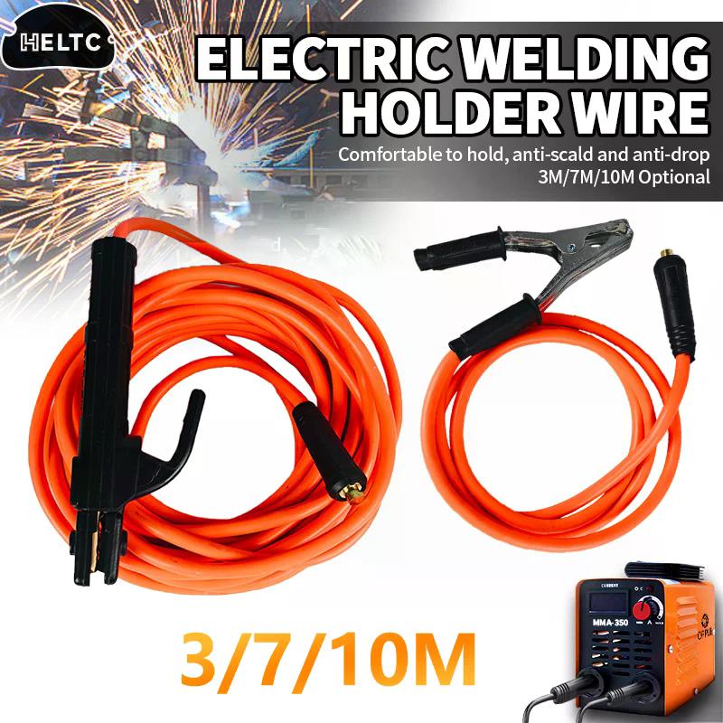 300cm-10M Welding Wire Cable 300A Welding Cable 10 Meters Heavy Duty Power Welding Tools Electrode Holder Brass Iron Welding