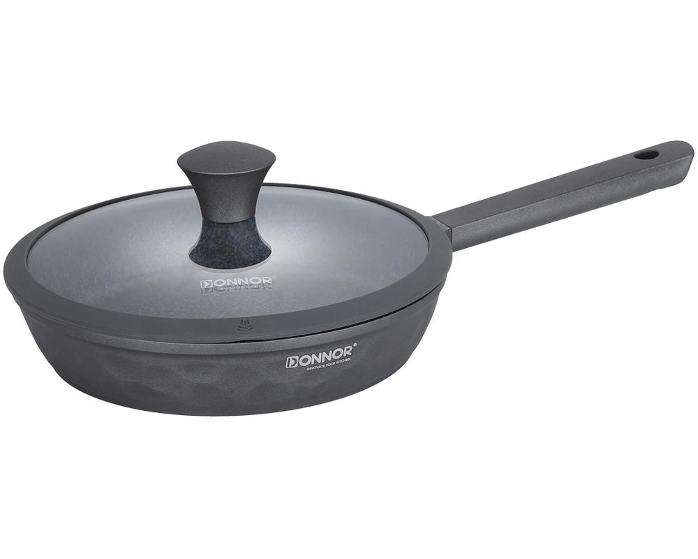 DONNOR Kitchen Cooking Set 12 Pcs Pots and Pans Set Non-toxic Healthy Pots and Pans Set Non Stick Saucepans Steamer Set
