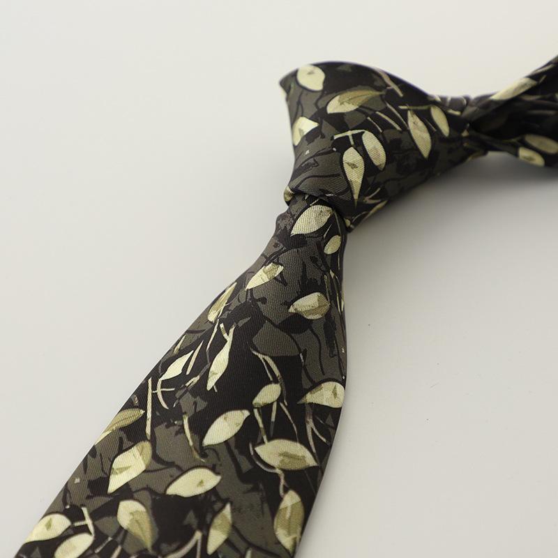 

Новый продукт, Ретро Имитация Шелка 9 см Гонконгский Стиль Широкая Версия Уличная Печать Повседневный Галстук Мужской и Женский Литературный и Художественный Цветочный